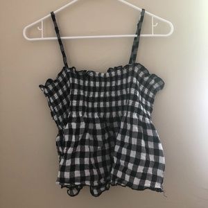 Grid Tube Top